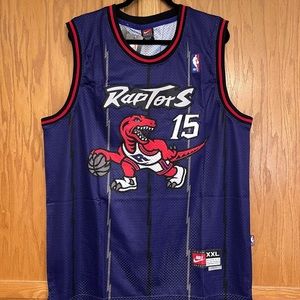 Men’s 2XL #15 Vince Carter Throwback Toronto Raptors Jersey